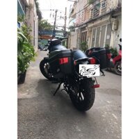 Thùng hông xe Legend 200  thùng hông givi E22N đèn đỏ, kèm baga cặp hông SBL2000, chính hãng Givi