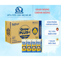 Thùng Hộp Sữa Bột Pha Sẵn Nutifood GrowPLUS+ Sữa Non (Vàng)