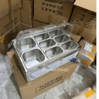 Thùng inox giữ lạnh 3 lớp, giữ đá trên 12 tiếng, bảo hành 1 năm