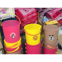 thùng khăn ướt gấu dâu 1 thùng 10bịch khăn ướt