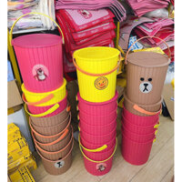 thùng khăn ướt gấu dâu 1 thùng 10bịch khăn ướt