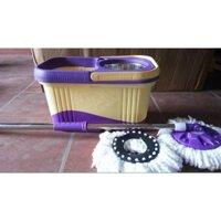 Thùng lau nhà 360* tặng kèm bông lau