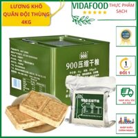 Thùng Lương Khô Hộp Sắt 4kg, Lương Khô Hộp Sắt 3 Sao Bùi, Thơm, Ngọt Nhẹ Hàm Lượng Dinh Dưỡng Cao [Ship Hỏa Tốc Hà ội]