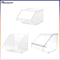 Thùng lưu trữ Acrylic Hộp đựng thực phẩm mở phía trước cho cửa hàng kẹo Cửa hàng bán lẻ