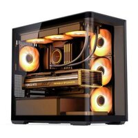 Thùng máy Case Jonsbo D300 - Black | Micro-ATX, kính cong đẹp chính hã                       – TINHOCNGOISAO.COM