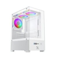 Thùng máy Case Xigmatek View Artic 3GF – White | Kèm sẵn 3 fan RGB (EN 44694)