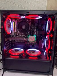 Thùng máy tính B450M Steel Legend  AMD R5 3600/ ram 16gb/ ssd 128gb/ Ndivia GTX 1050ti Asus Ceberus