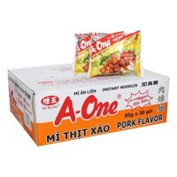Thùng mì A-One Thịt xào (30 gói)