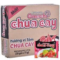Thùng Mì Ăn Liền Omachi Lovemi Chua Cay Thùng 30 Gói X 75 G/Gói