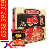 Thùng MÌ Chua Cay Kokomi 90 đại 30 gói x 90g