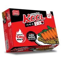 Thùng Mì Cung Đình Kool BBQ 99g vị sườn nướng