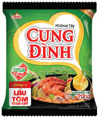 Thùng mì Cung Đình tôm chua cay 80g