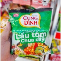 THÙNG MÌ CUNG ĐÌNH VỊ LẨU TÔM CHUA CAY [ 80g x 30 gói ]