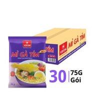 Thùng mì gà tím Vifon gói 75g (30 Gói)