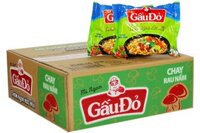 Thùng mì Gấu Đỏ Chay Rau nấm (30 gói)