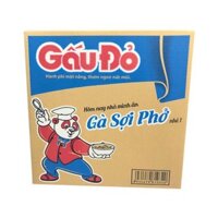 THÙNG MÌ GẤU ĐỎ GÀ SỢI PHỞ 64g*30 gói .je