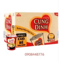 Thùng mì khoai tây cung đình vị cua bể rau răm 65g x 24 ly.....