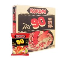 Thùng Mì Kokomi Đại 90 Tôm chua cay 30 gói x 90gr