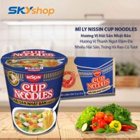 Thùng Mì Ly Nissin Cup Noodles - Hương Vị Hải Sản Nhật Bản (24 Ly/Thùng)