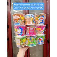 Thùng Mì Nissin thái lan hình doraemon