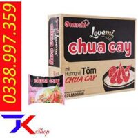 Thùng Mì Omachi chua cay (30 gói x 75g)