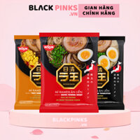Thùng mì ramen ăn liền Nissin Raoh hương vị nước tương Nhật/thịt hầm Tonkotsu/thịt hầm Tonkotsu cay/90g