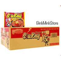 Thùng Mì SiuKay ACECOOK Vị Bò/Hải Sản 24gói x127g
