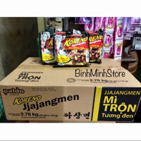 Thùng mì trộn tương đen Koreno Jjajangmen 24gói 115g