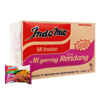 THÙNG MÌ XÀO KHÔ INDOMIE I 40 GÓI | Mì Xào Khô VỊ BÒ CAY