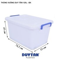 Thùng nhựa 120L bánh xe Duy Tân