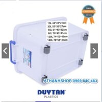 Thùng nhựa 120L có bánh xe DUY TÂN