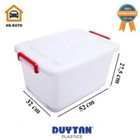 Thùng Nhựa 30L Có Bánh Xe - giúp dễ dàng di chuyển(52 x 32 x 27.5 cm) No.750