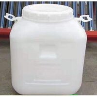 Thùng nhựa 50 lít trắng lắp vỉ phun sương siêu âm