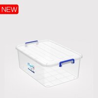 Thùng nhựa chữ nhật trong suốt 30 lít Duy Tân