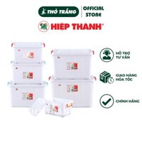 Thùng Nhựa có 4 bánh xe Đa Năng di chuyển dễ dàng thương hiệu Hiệp Thành - (30L - 60L - 80L - 90L - 140L)