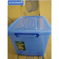 THÙNG NHỰA CÓ BÁNH XE SONG LONG 60L