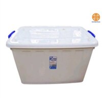 Thùng nhựa có nắp đựng đồ  có bánh xe Việt Nhật. Thùng 30l: 52 x 32 x 27 (cm).  Thùng 55l: 60,5 x 42,5 x 31,5 (cm)