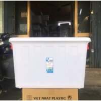 Thùng nhựa có nắp đựng đồ  có bánh xe Việt Nhật. Thùng 30l: 52 x 32 x 27 (cm).  Thùng 55l: 60,5 x 42,5 x 31,5 (cm)