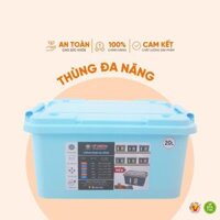 Thùng Nhựa Đa Năng 20 Lít Vĩ Hưng