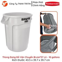 Thùng Nhựa Đa Năng Brute 10 gallons 37 Lit - Cao Cấp RUBBERMAID USA FG261000 | TRITINCO