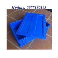 Thùng Nhựa Đặc B4 Có Nắp Đậy