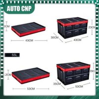 Thùng Nhựa Đựng Đồ Chơi Quần Áo Giày Dép Trên Xe Ô Tô - Hộp Nhựa Đựng Đồ Xe Hơi Dung Tích 30l và 55l Tiện Lợi - CNP