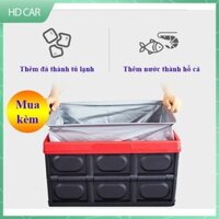 Thùng Nhựa Đựng Đồ Chơi Quần Áo Giày Dép Trên Xe Ô Tô - Hộp Nhựa Đựng Đồ Xe Hơi Dung Tích 30l và 55l Tiện Lợi - HD