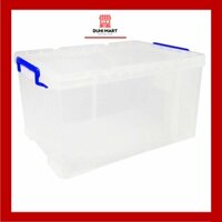 Thùng Nhựa Đựng Đồ Cỡ Lớn Có Nắp 2555-1 Song Long ( 43,5 x 31 x 25)