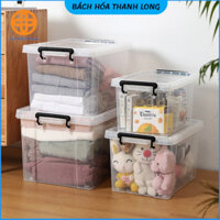 Thùng nhựa đựng đồ đa năng Việt Nhật, thùng nhựa đựng quần áo trong suốt, siêu bền, sắp xếp đồ đạc nhiều cỡ