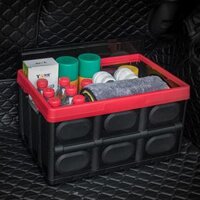 Thùng Nhựa Đựng Đồ Để Cốp Sau Xe Ô Tô - TB - Đen,30 Lít