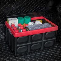 Thùng Nhựa Đựng Đồ Để Cốp Sau Xe Ô Tô - TB - Xanh,56 Lít