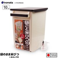 Thùng Nhựa Đựng Gạo Inomata 10Kg 1253