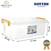 Thùng Nhựa Duy Tân Trong Suốt 30 Lít (56.4 x 37.9 x 20.5 cm) No.H117 giúp bạn bảo quản đồ đạc sạch sẽ, an toàn