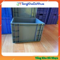 Thùng nhựa L4 Kích thước: 400x300x280mm xám  dùng nuôi cá, đựng dụng cụ đồ nghề Lọc thùng nhựa cá cảnh , hồ cá cả